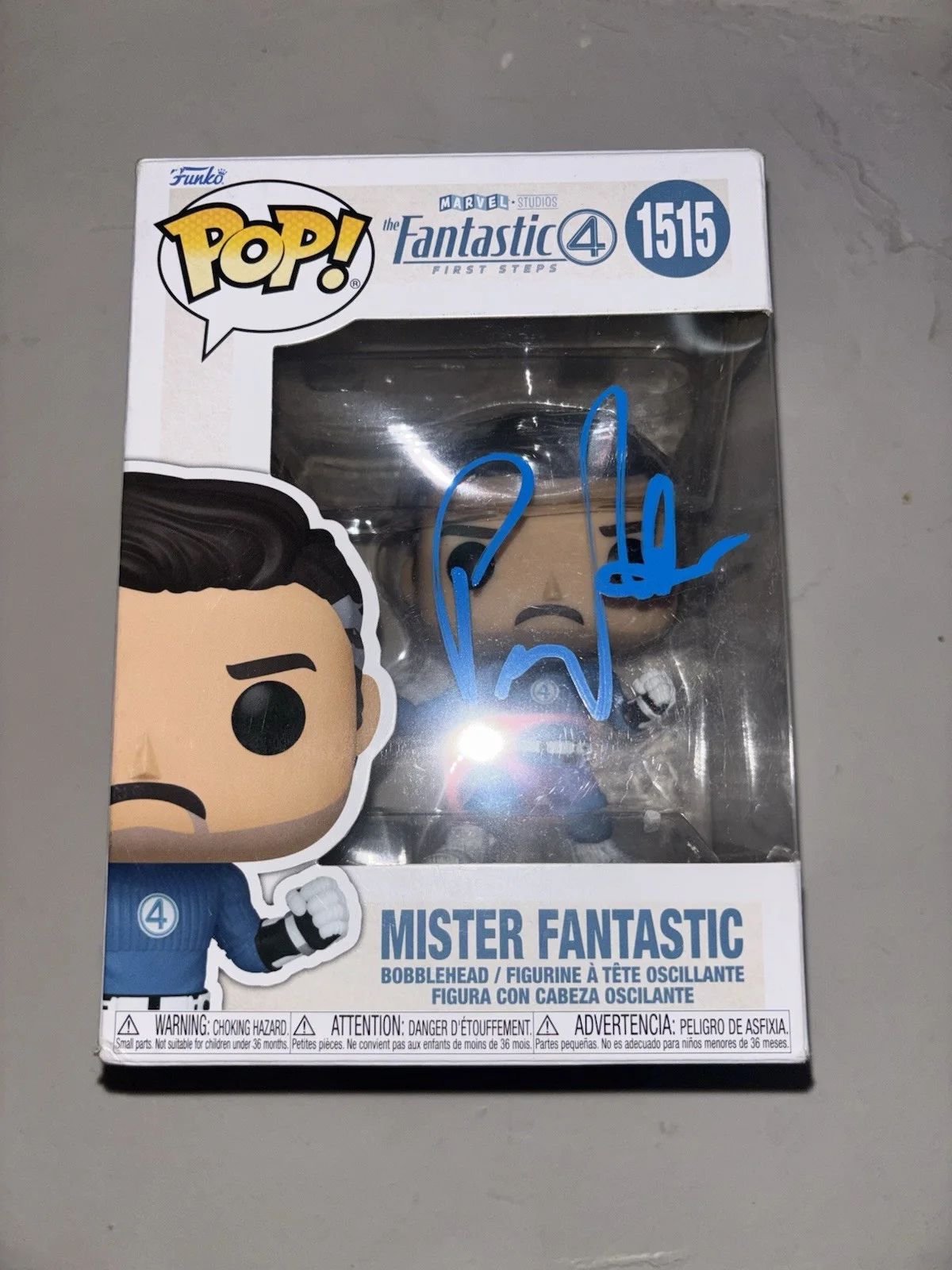 Pedro Pascal — Pedro Pascal Signed Funko Pop #1515 Fantastic Four – Autograph w/ Video Proof, изображение 3