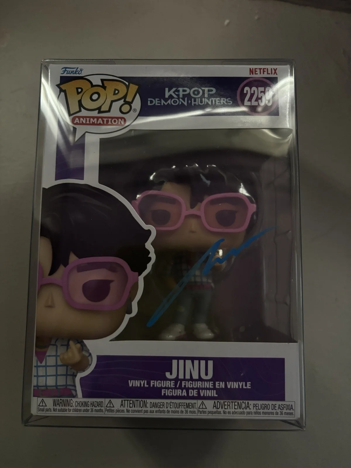 Ahn Hyo Seop — Ahn Hyo Seop Signed Funko Pop #2259 K-Pop Demon Hunters w Video Proof, image 2