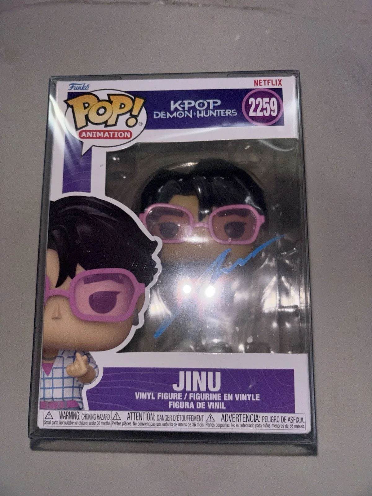 Ahn Hyo Seop — Ahn Hyo Seop Signed Funko Pop #2259 K-Pop Demon Hunters w Video Proof, image 3