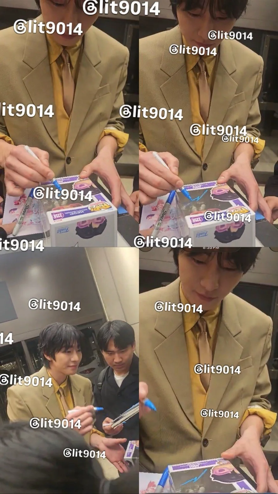 Ahn Hyo Seop — Ahn Hyo Seop Signed Funko Pop #2259 K-Pop Demon Hunters w Video Proof, image 5