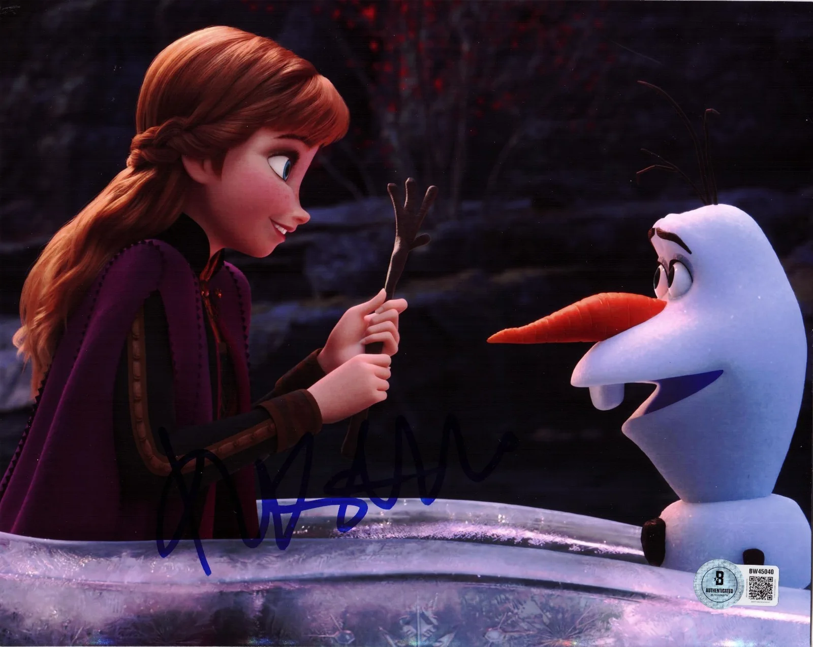 Kristen Bell — Kristen Bell Signed 8x10 Photo Frozen Authentic Autograph Beckett