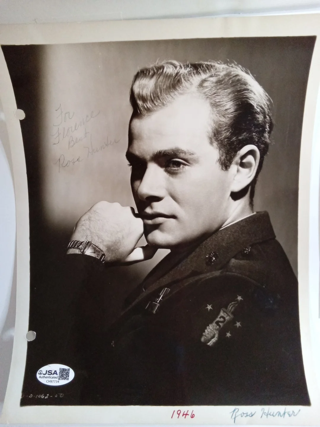 Ross Hunter Signed 8x10 Photo "Airport" Producer JSA Authenticated, image 2