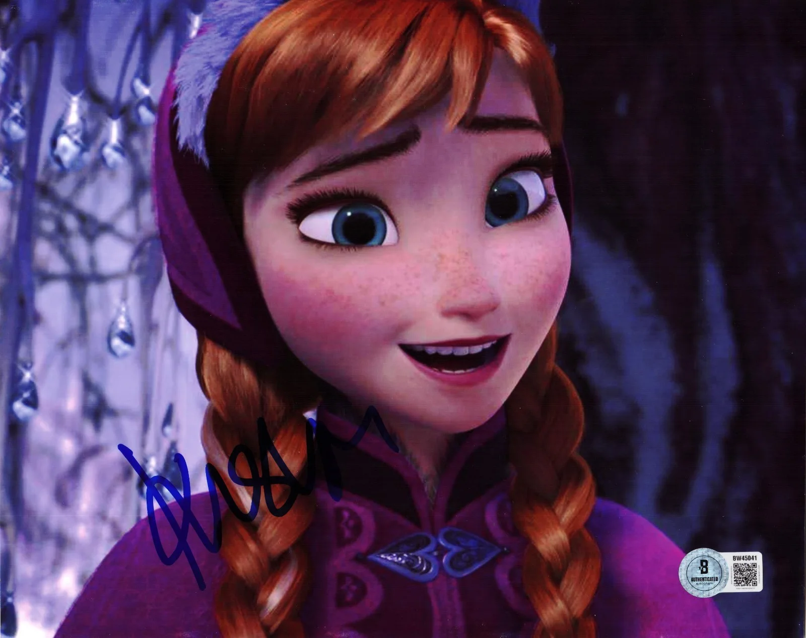 Kristen Bell — Kristen Bell Signed 8x10 Photo Frozen Authentic Autograph Beckett