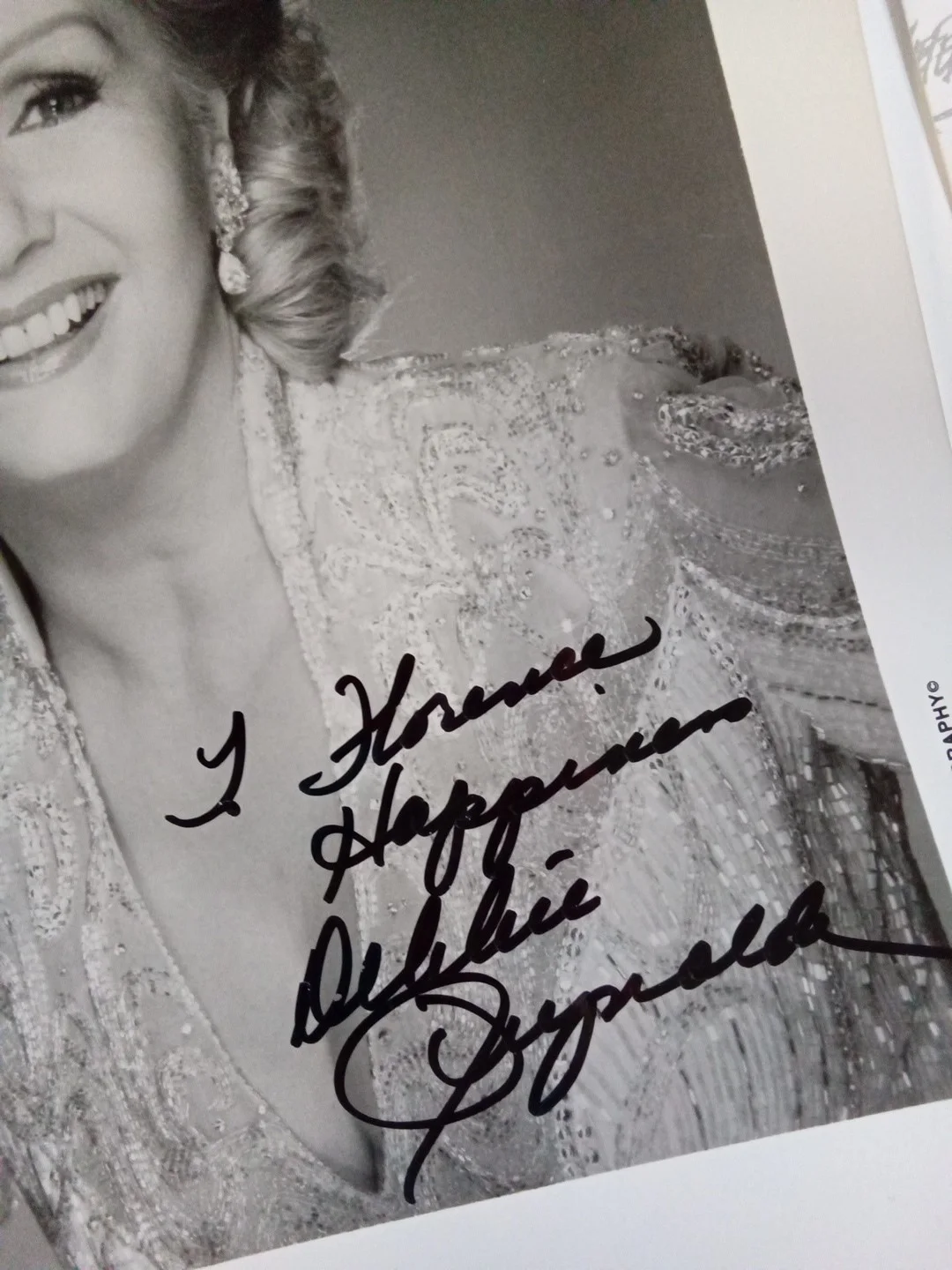Debbie Reynolds Signed 8x10 Photo Hollywood Legend JSA, изображение 3