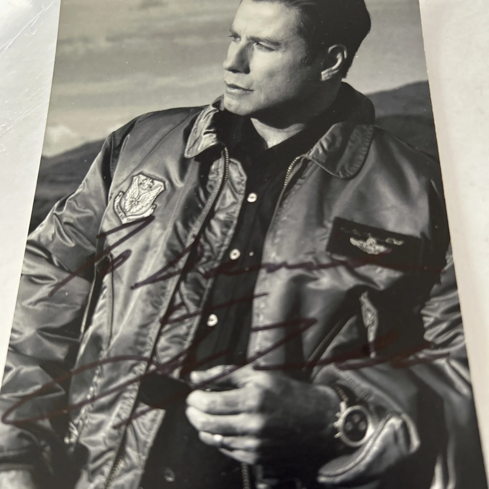 John Travolta — John Travolta Signed Autographed 4 x 6 Photo, image 2