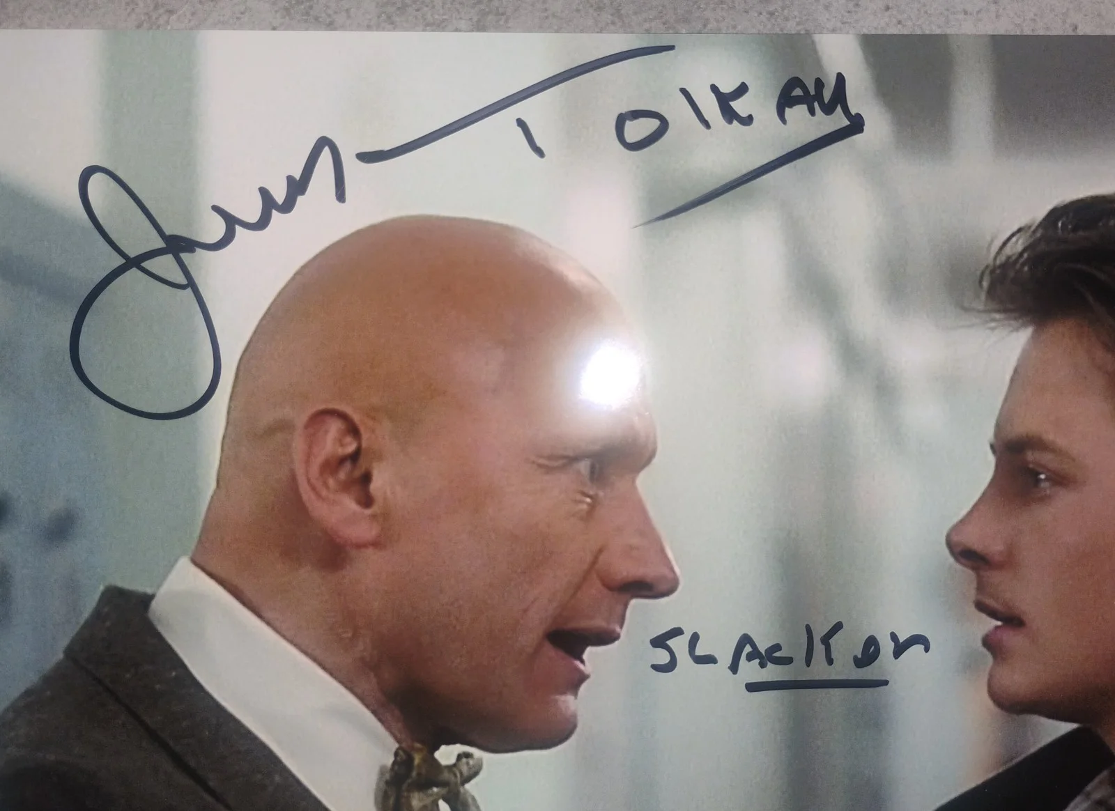 James Tolkan Hand Signed 8x10 Photo OPix COA Back To The Future NO US TARIFFS, image 3