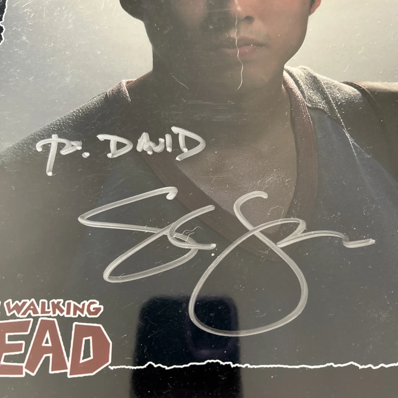 Steven Yuen — STEVEN YEUN Signed Autographed 8x10 THE WALKING DEAD GLENN RHEE Photo, image 2