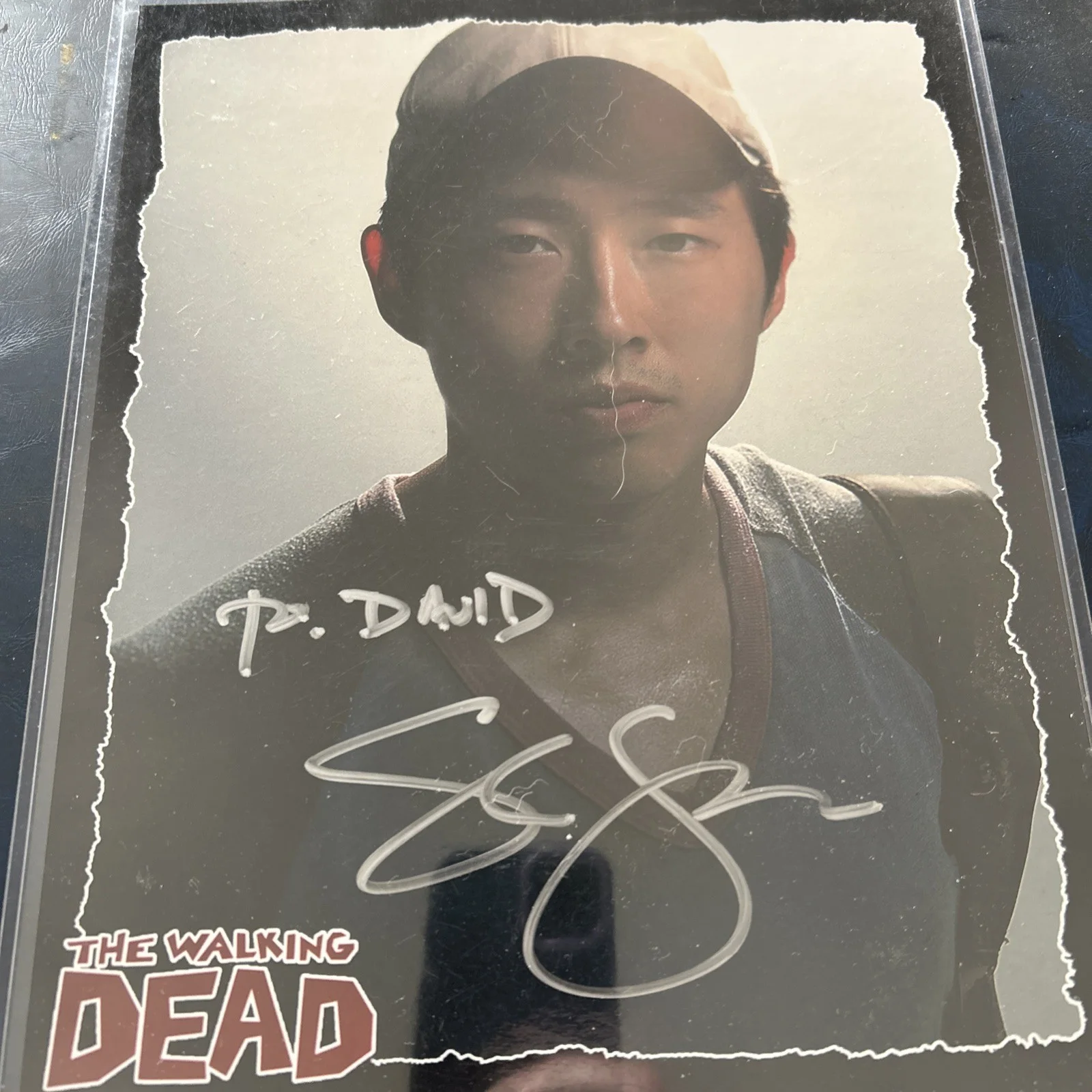 Steven Yuen — STEVEN YEUN Signed Autographed 8x10 THE WALKING DEAD GLENN RHEE Photo, image 3