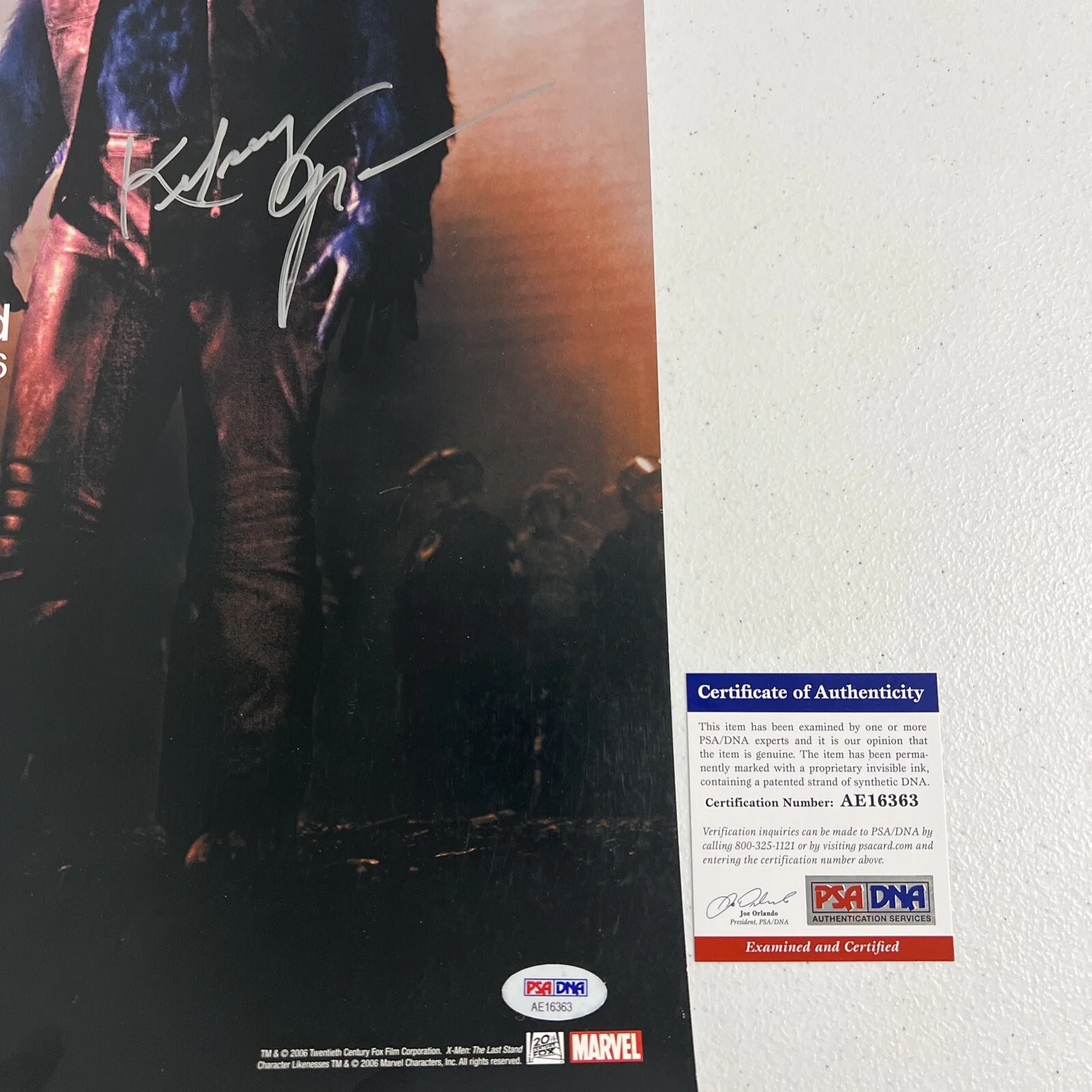 Kelsey Grammer — KELSEY GRAMMER Beast Signed Autographed 12”x18” X-Men Last Stand Poster PSA DNA, изображение 2