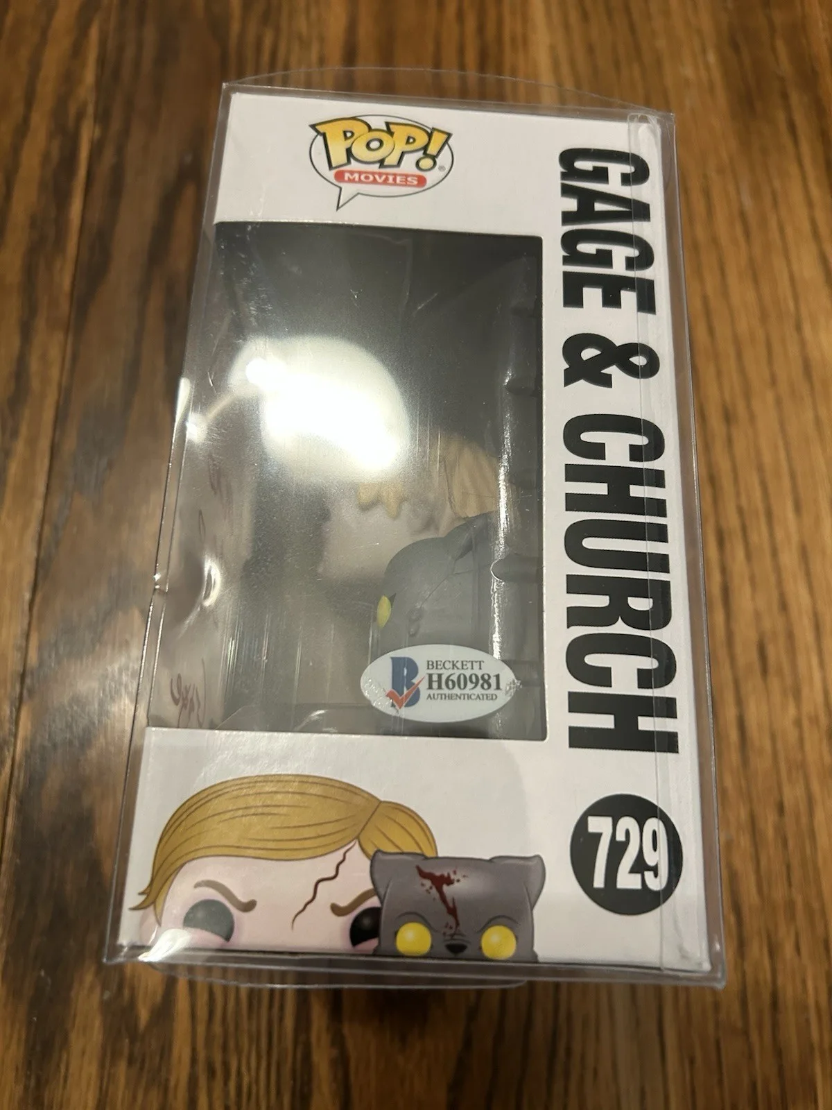 Miko Hughes — Miko Hughes Signed Funko POP! Pet Sematary - Gage & Church - Beckett COA, изображение 2