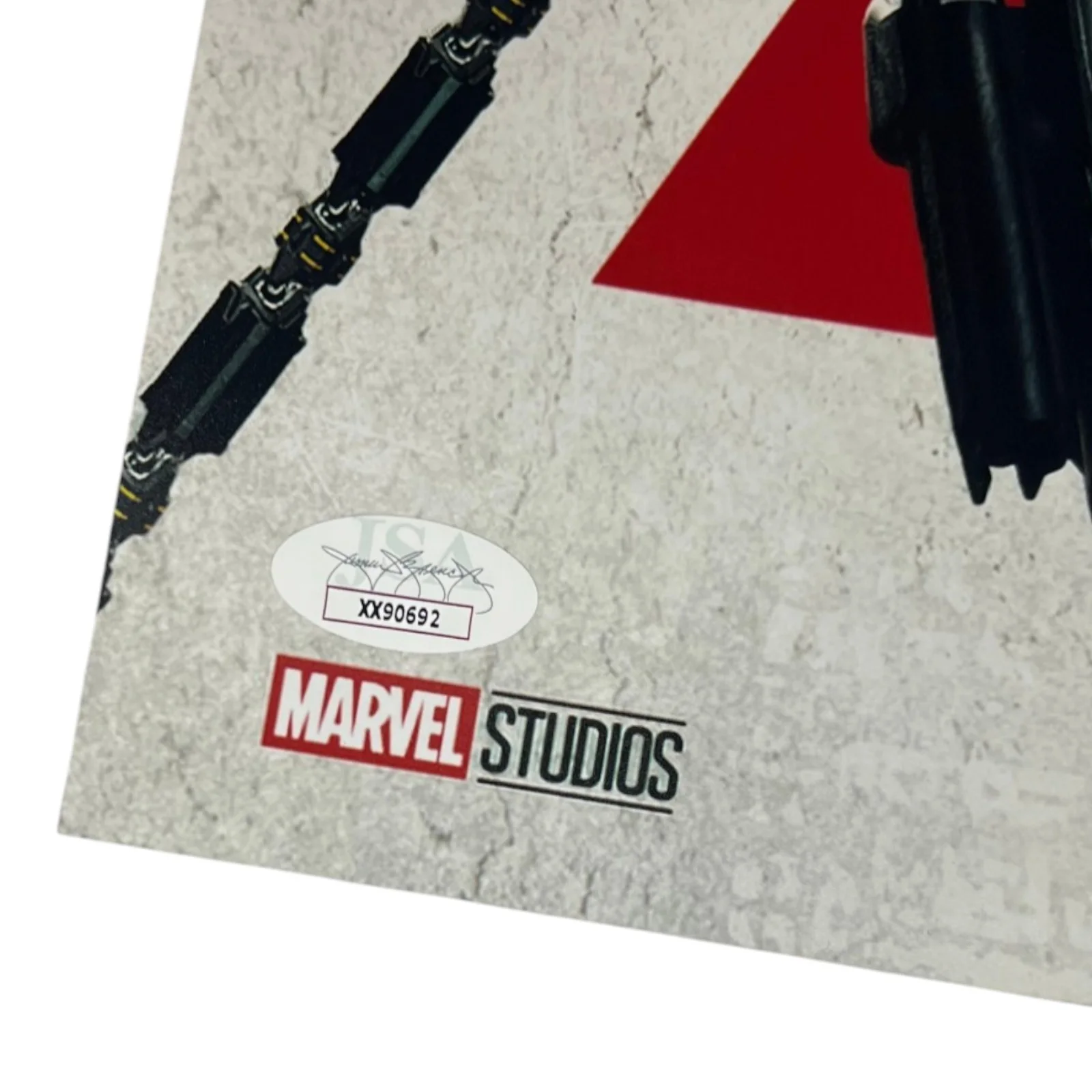 SCARLETT JOHANSSON SIGNED BLACK WIDOW 12X18 MOVIE POSTER PHOTO JSA COA, изображение 3