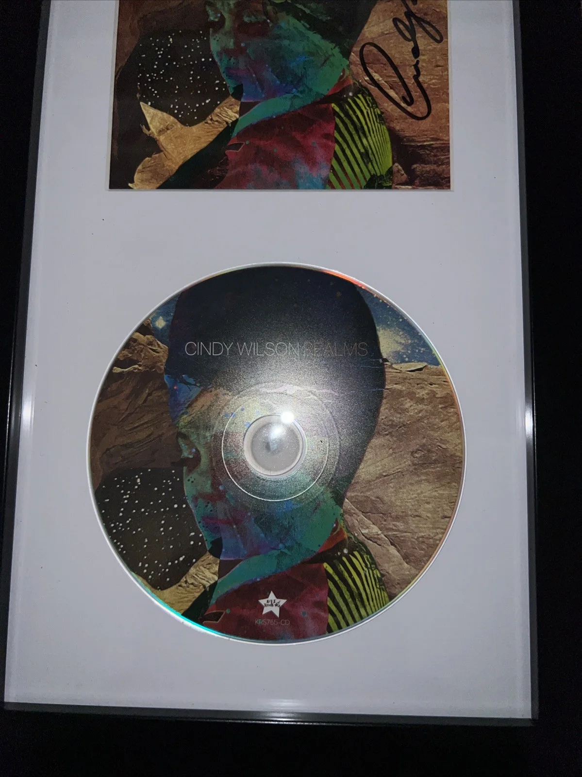 Cindy Wilson B52s Signed Solo Cd Framed, image 3