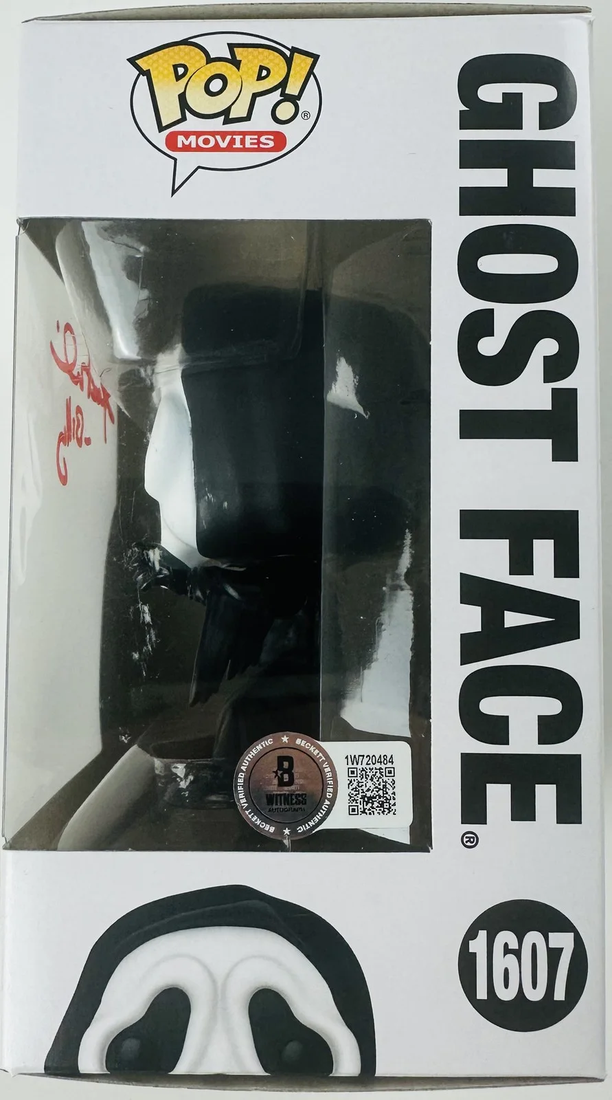 Skeet Ulrich — Skeet Ulrich signed Ghostface Funko 1607 Scream autograph Billy Loomis BAS 484, изображение 2