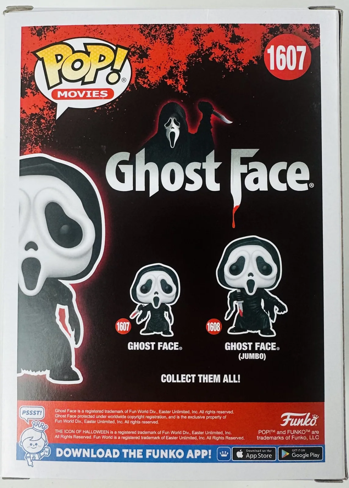 Skeet Ulrich — Skeet Ulrich signed Ghostface Funko 1607 Scream autograph Billy Loomis BAS 484, изображение 3