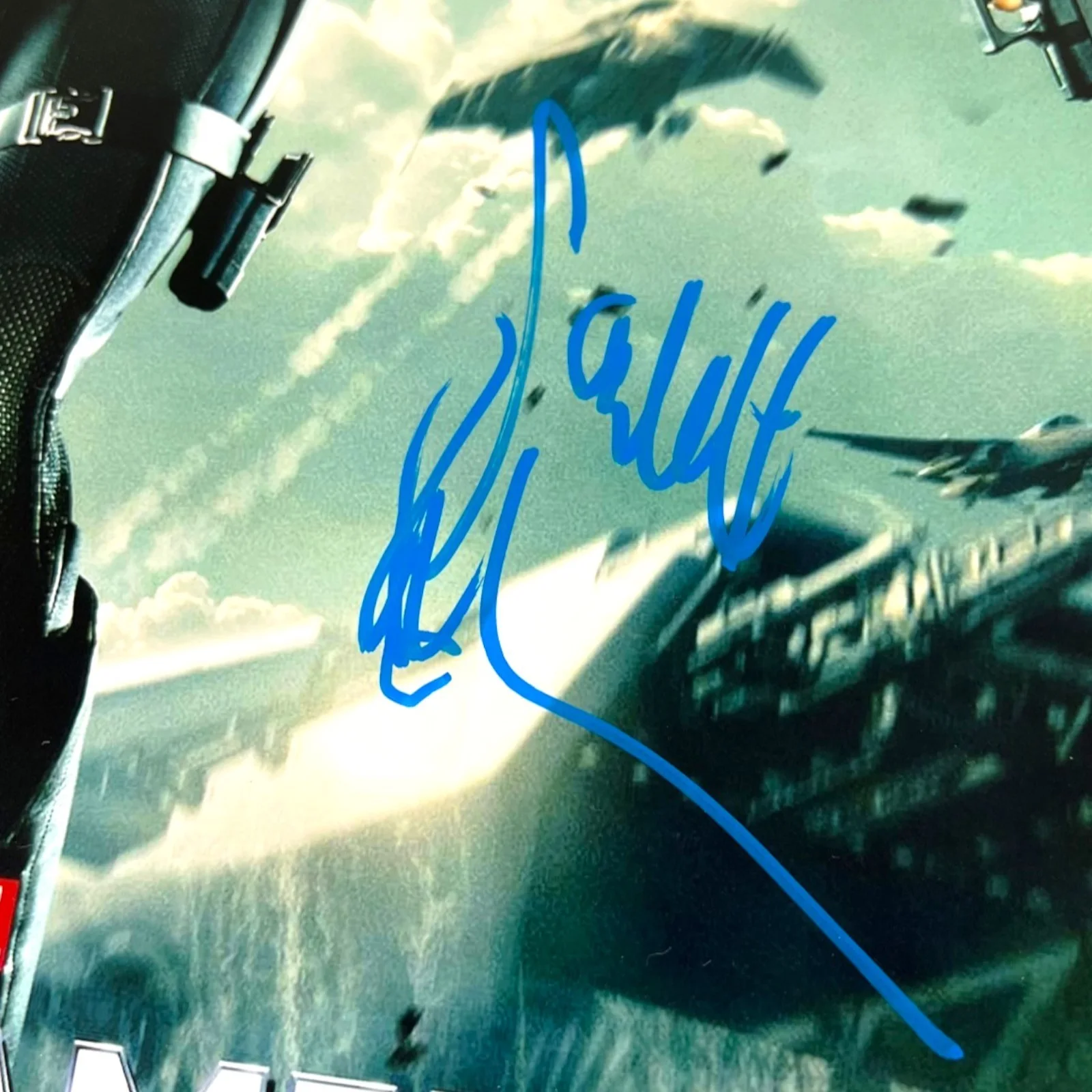 SCARLETT JOHANSSON SIGNED CAPTAIN AMERICA 12X18 MOVIE POSTER BLACK WIDOW JSA, изображение 2