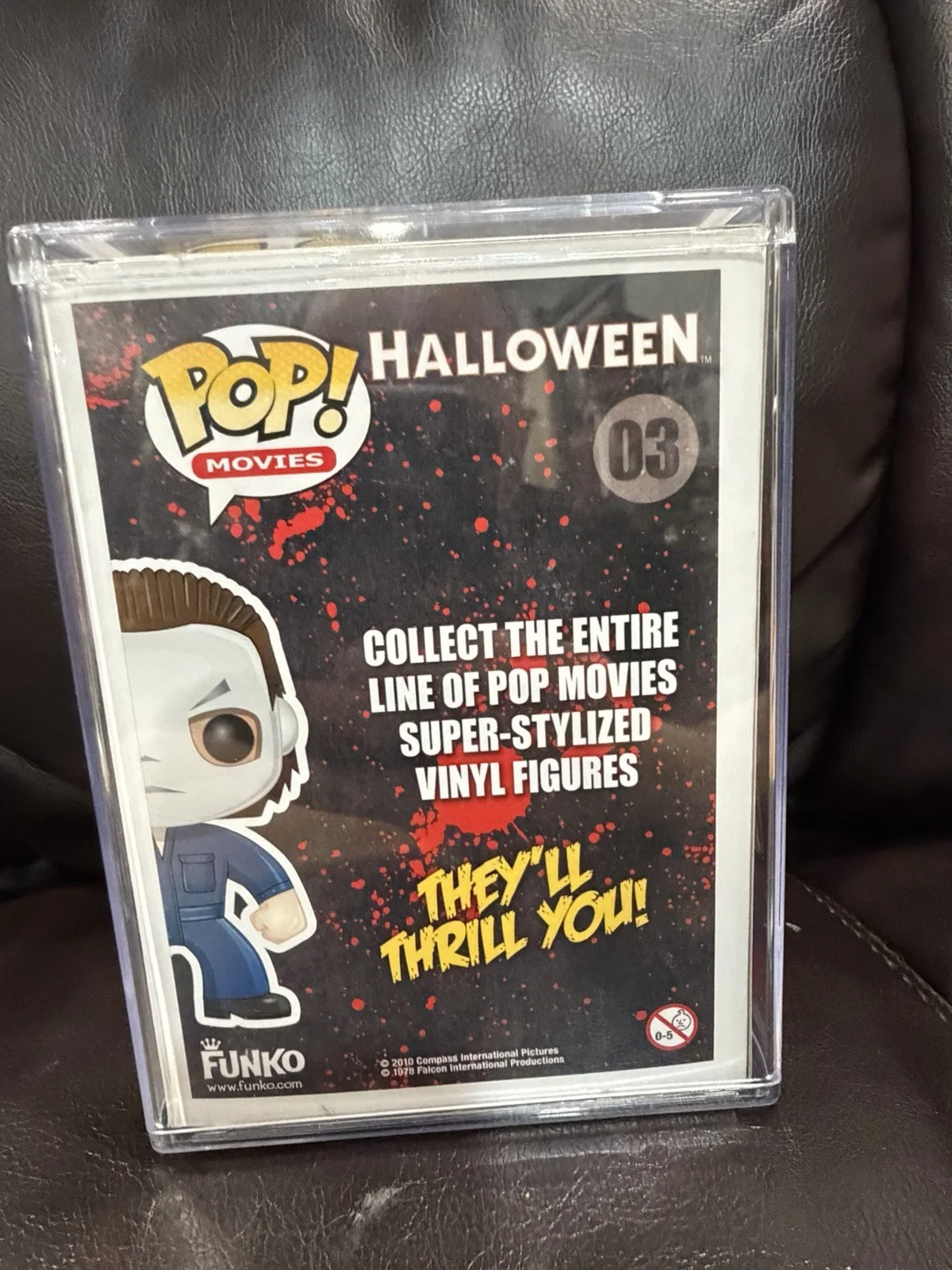 Funko Pop #03 Michael Myers Don Shank Signed Halloween Collectible JSA Certified, image 3