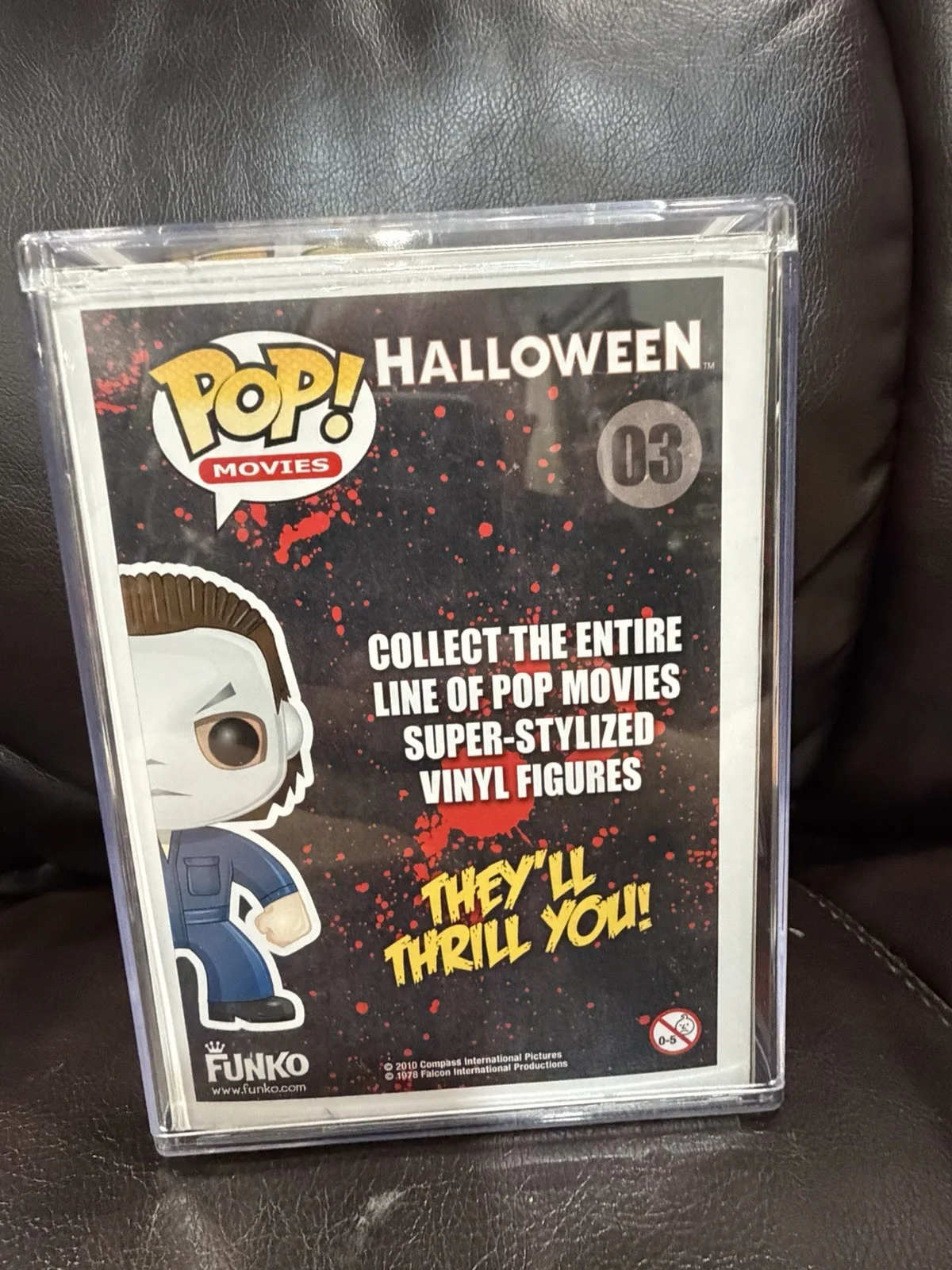 Funko Pop #03 Michael Myers Don Shank Signed Halloween Collectible JSA Certified, image 4