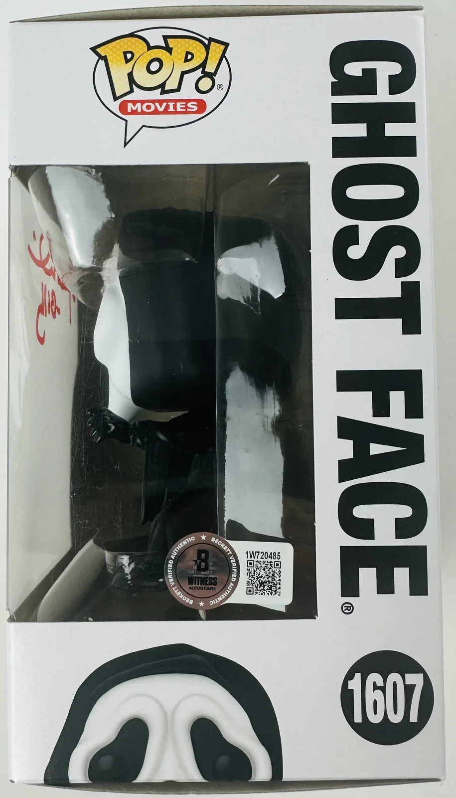 Skeet Ulrich — Skeet Ulrich signed Ghostface Funko 1607 Scream autograph Billy Loomis BAS 485, изображение 2
