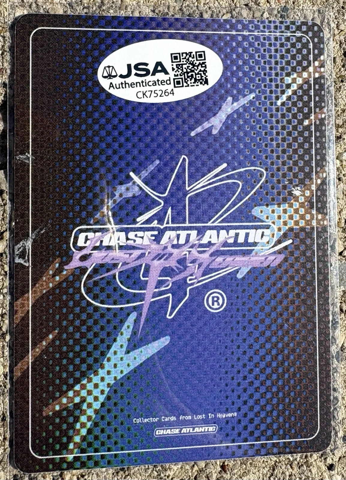 CHASE ATLANTIC Band SIGNED Card JSA COA, image 3