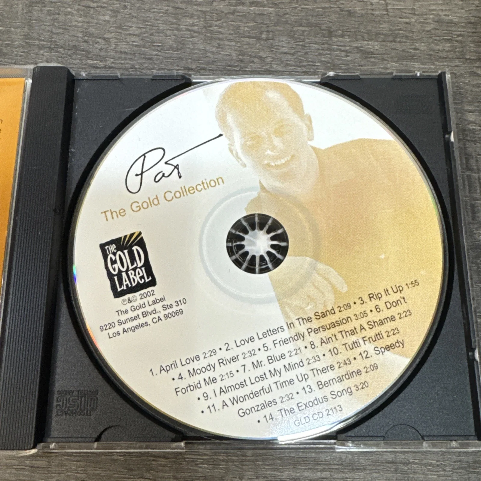 Pat Boone Signed Autographed CD Booklet The Gold Collection 14 Greatest Hits, изображение 4