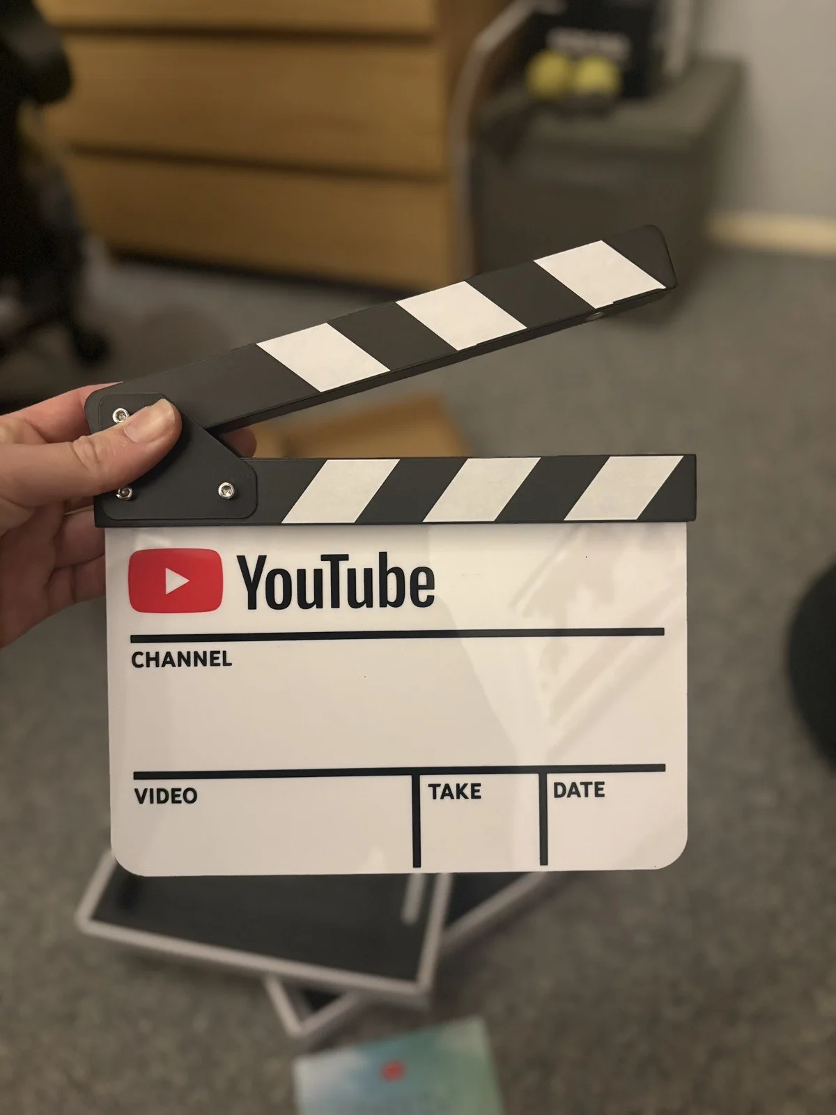 Official Youtube Partner Perks Clapperboard Limited Edition Slate New, image 2
