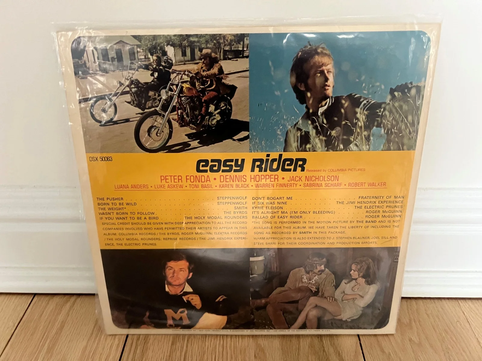 Easy Rider Soundtrack Album Signed Nicholson Hopper Fonda, изображение 2