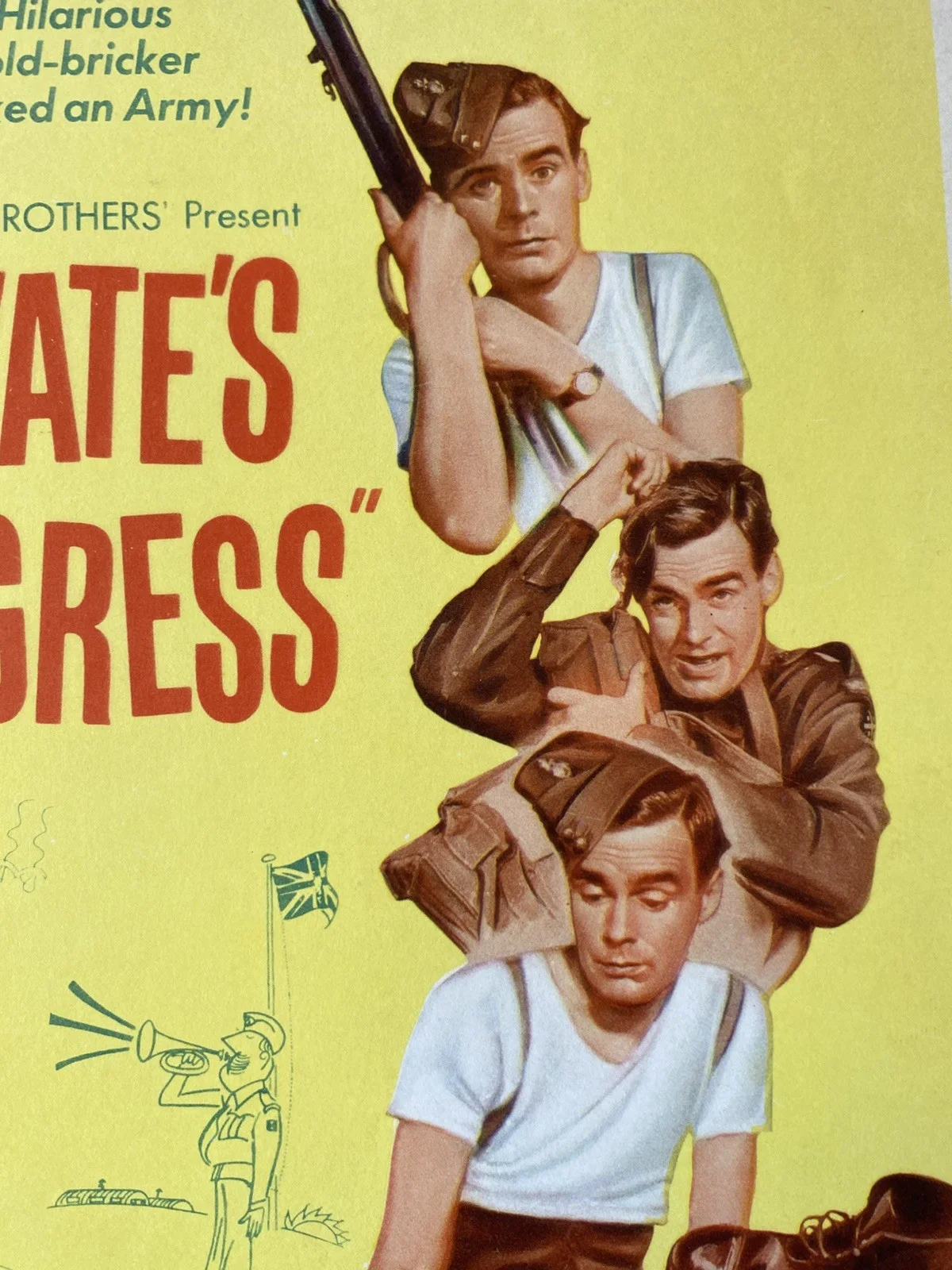 Private's Progress 1956 original lobby card Richard Attenborough, Dennis Price, изображение 4