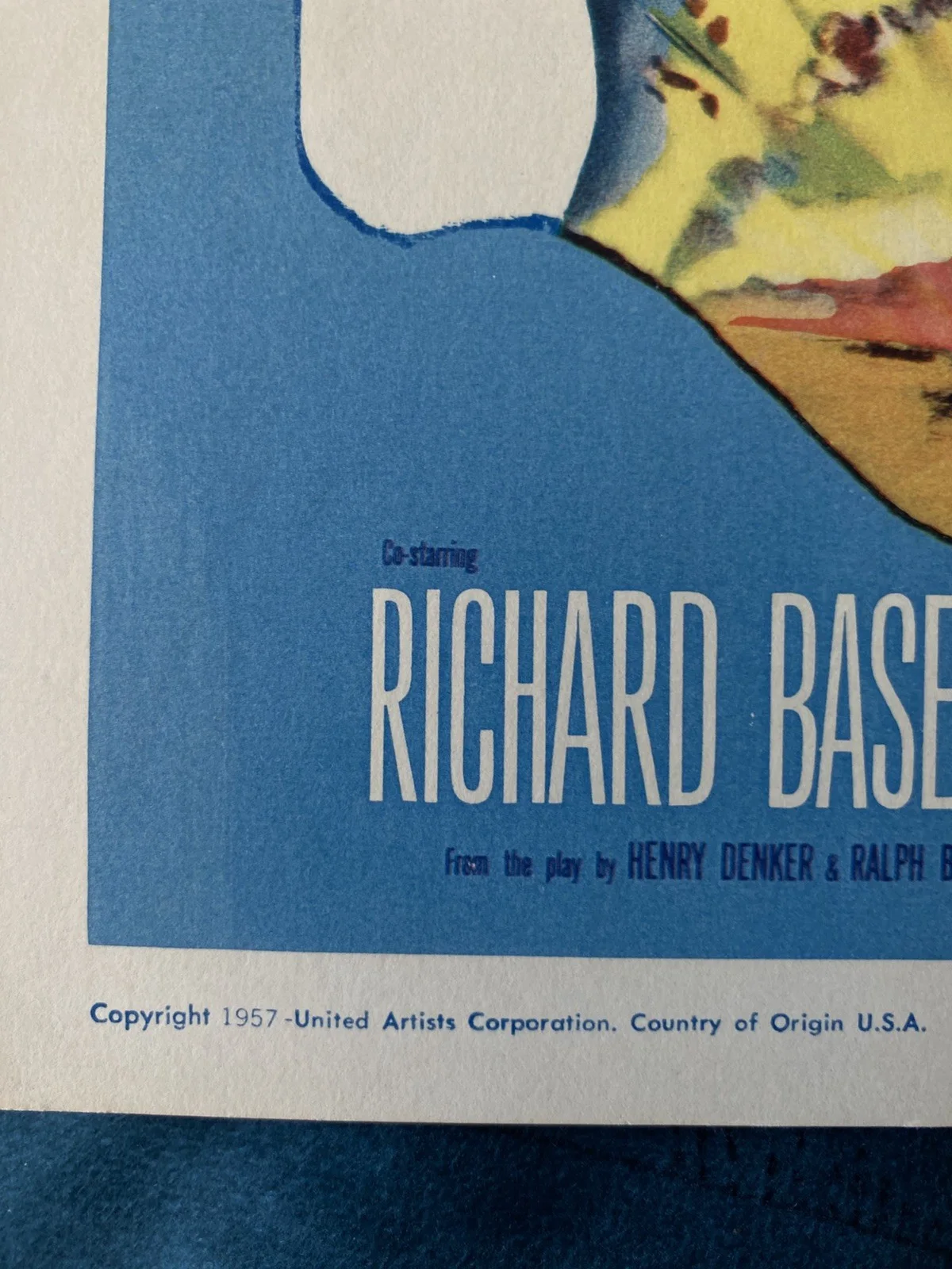 Time Limit 1957 original lobby card Richard Widmark, Richard Basehart Dolores, изображение 4