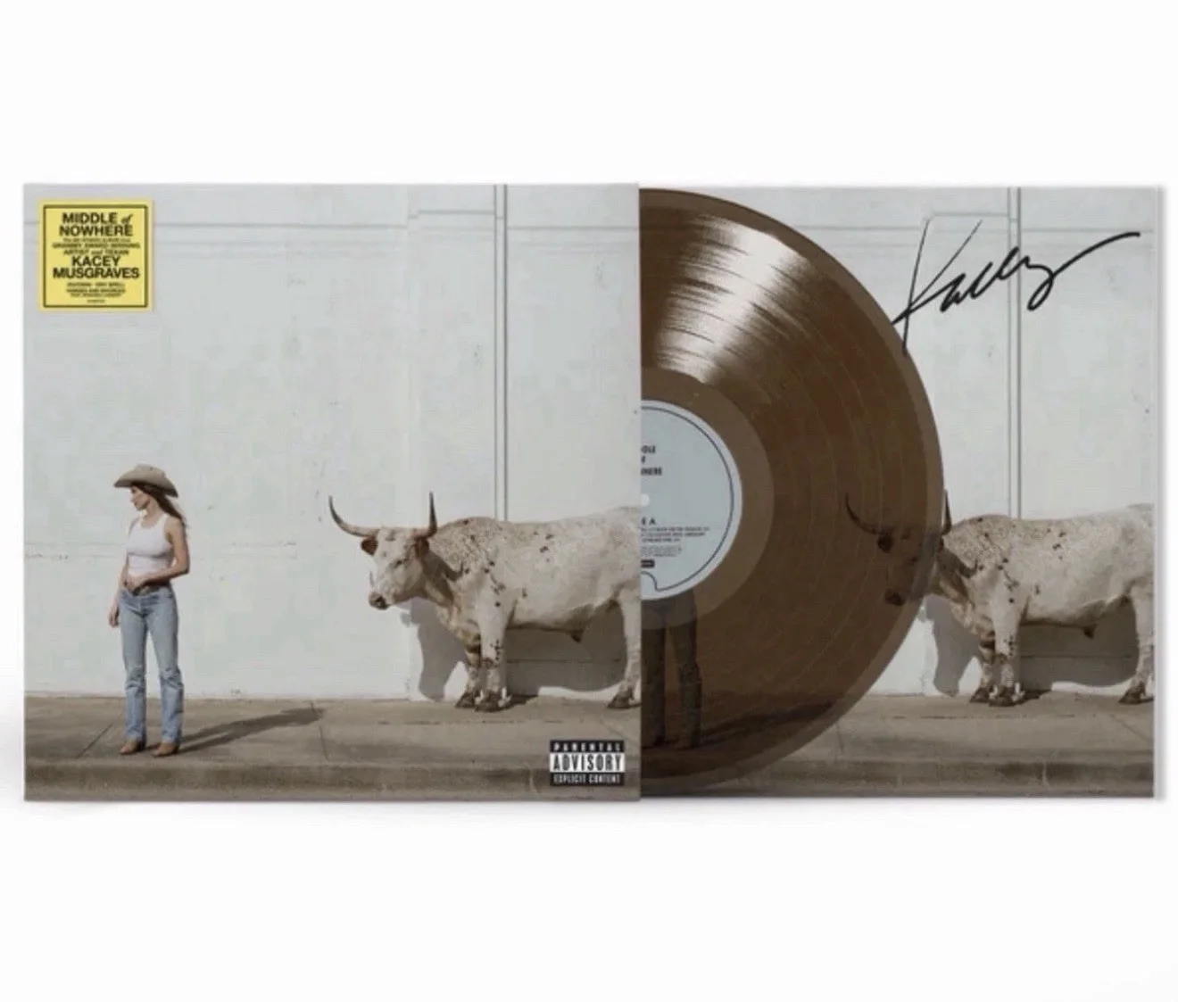 Kacey Musgraves — *PRESALE* KACEY MUSGRAVES MIDDLE OF NOWHERE WHISKEY VINYL LP (SIGNED INSERT)