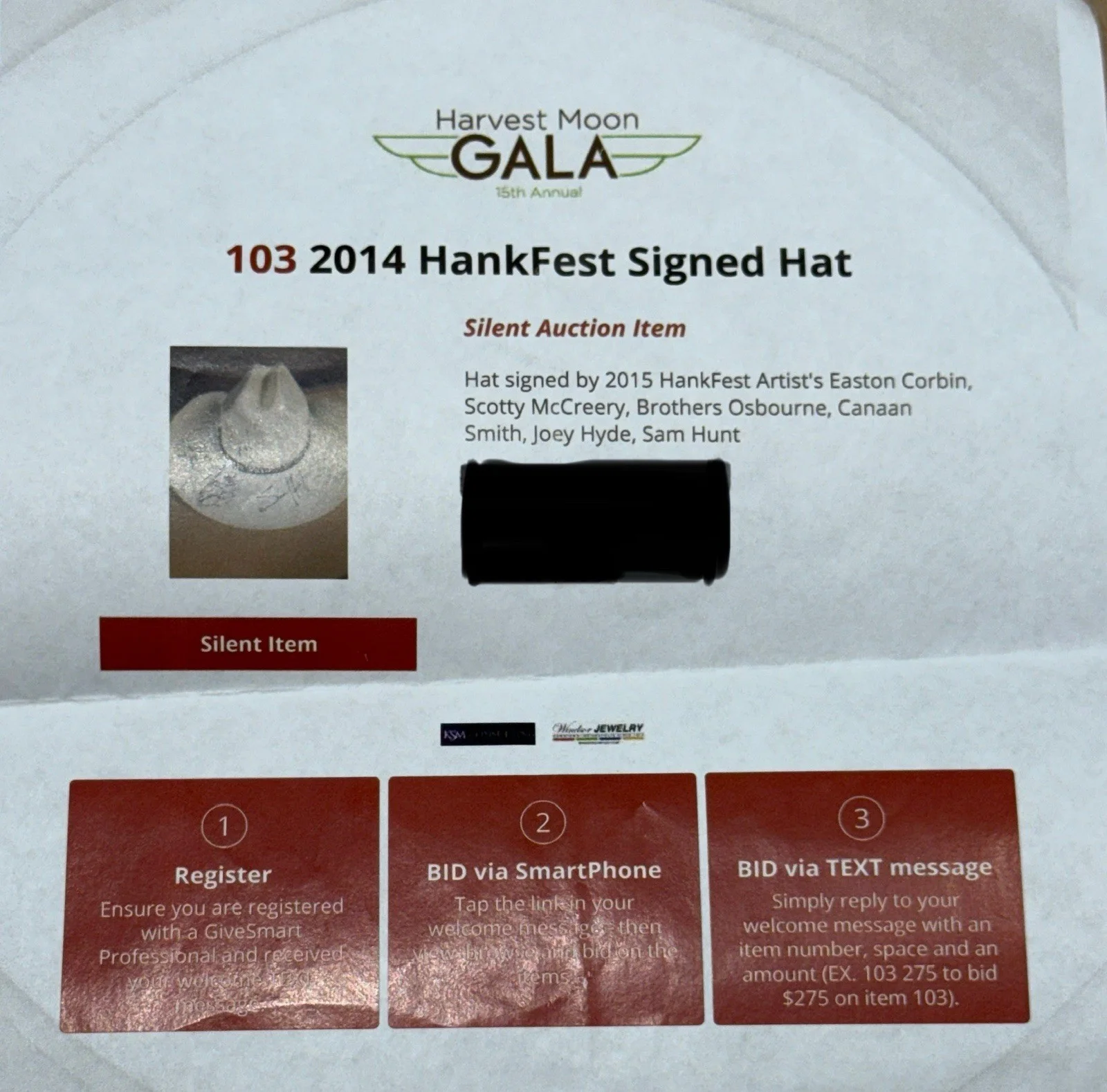 Signed Cowboy Hat - Autographed - Country Music 2014, image 5