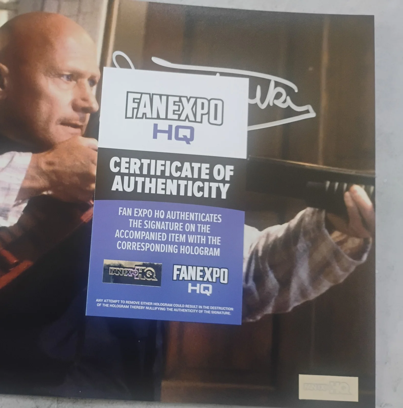 James Tolkan Hand Signed 8x10 Photo Fan Expo COA Back To The Future NO US TARIFF, изображение 4