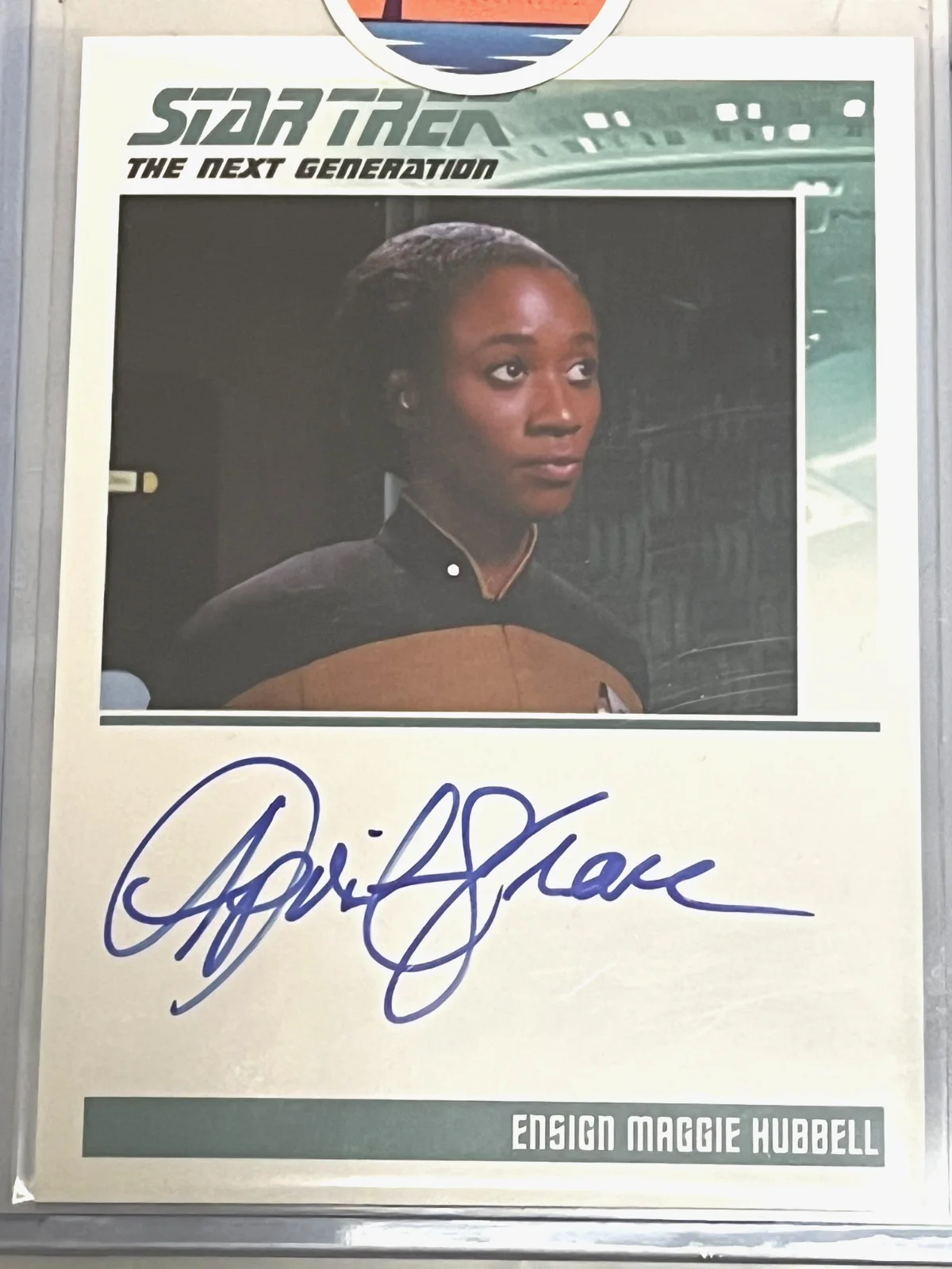APRIL GRACE — STAR TREK THE NEXT GENERATION APRIL GRACE SIGNED CARD, image 3