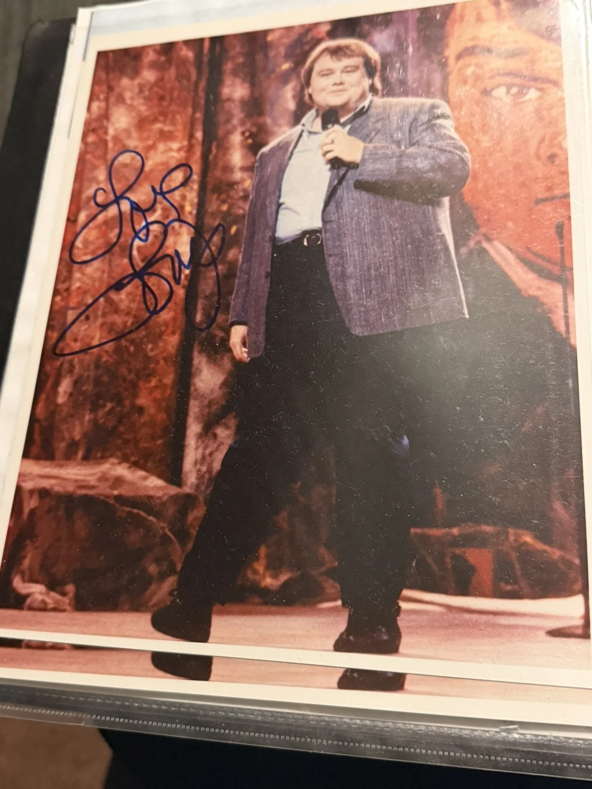 LOUIE ANDERSON — COMEDIAN LOUIE ANDERSON SIGNED 8X10 PHOTO