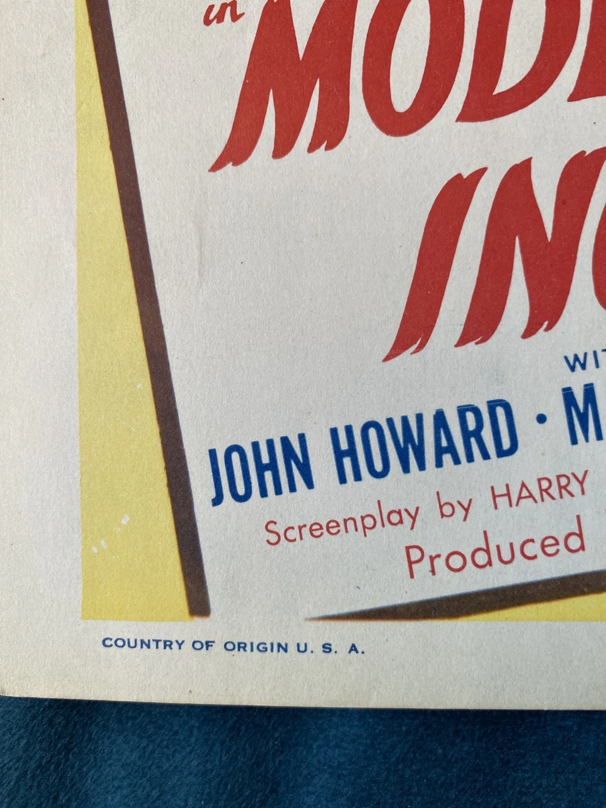 Models, Inc. 1952 originl lobby card Howard Duff, Coleen Gray, John Howard, изображение 3