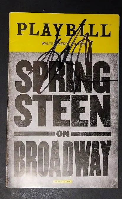 Bruce Springsteen Signed SPRINGSTEEN ON BROADWAY 2017 Playbill, image 2