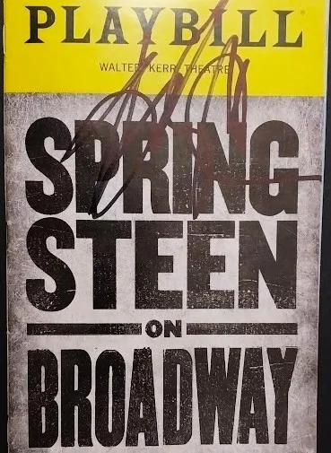 Bruce Springsteen Signed SPRINGSTEEN ON BROADWAY 2017 Playbill, image 3