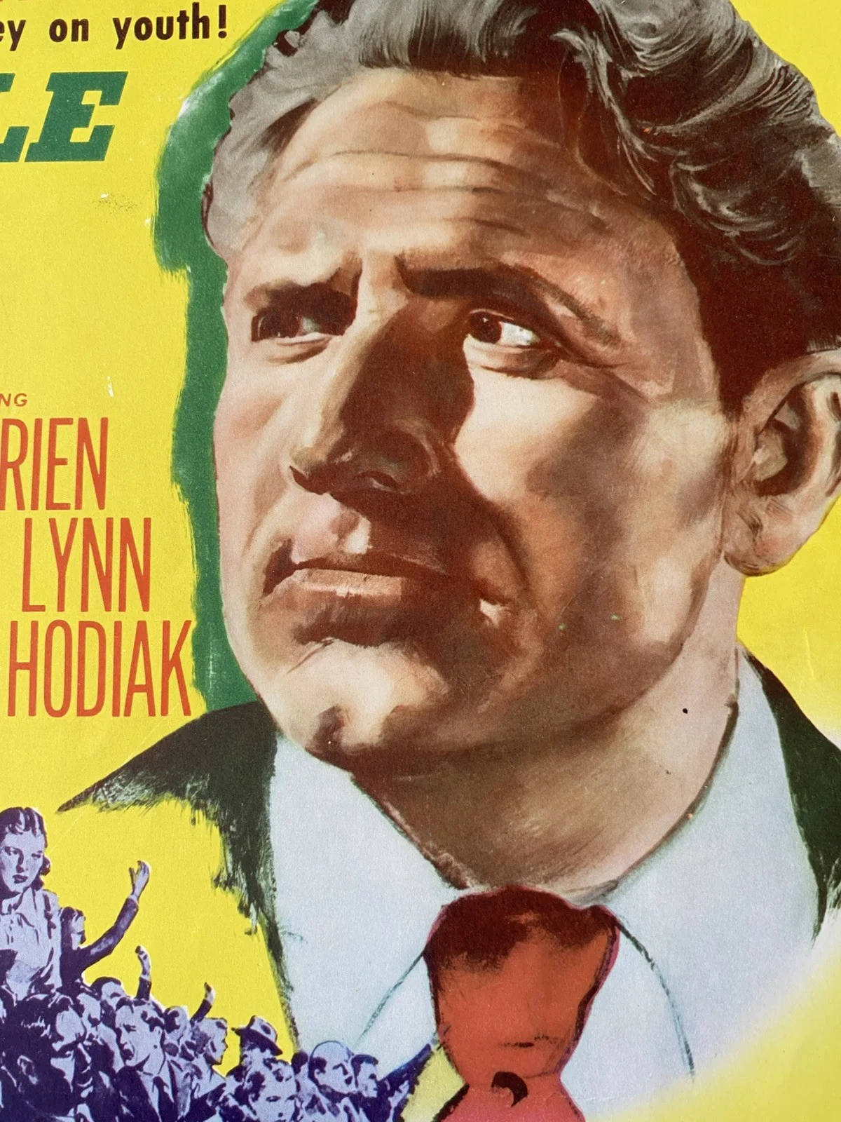 The People Against O'Hara 1951 original lobby card film noir Spencer Tracy, изображение 5