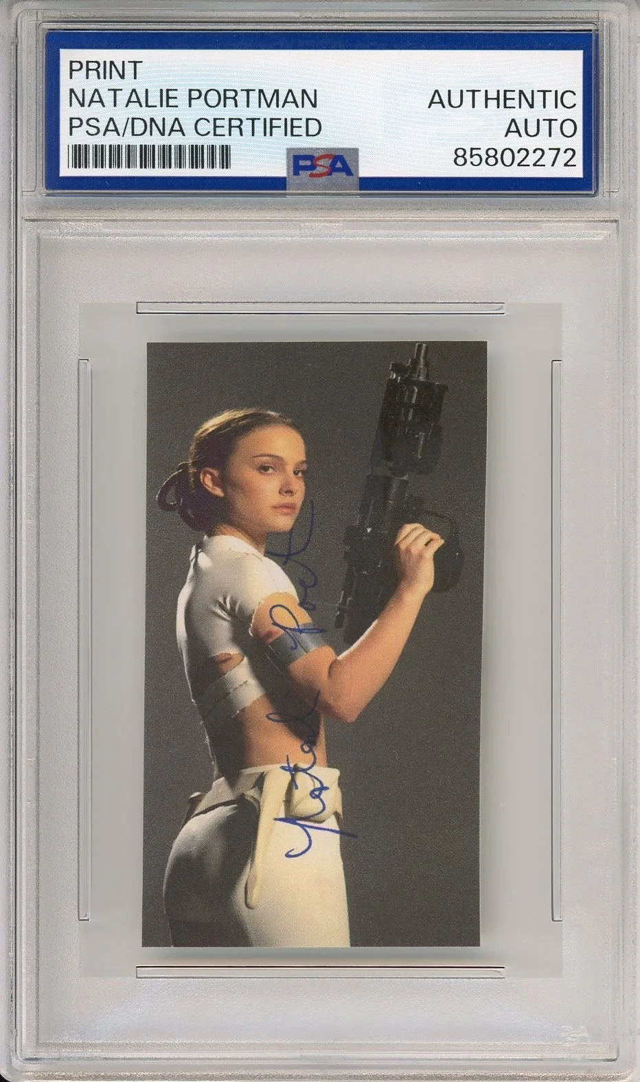 Natalie Portman — Natalie Portman SIGNED Star Wars Padme Amidala SEXY Photo PSA DNA COA Autograph