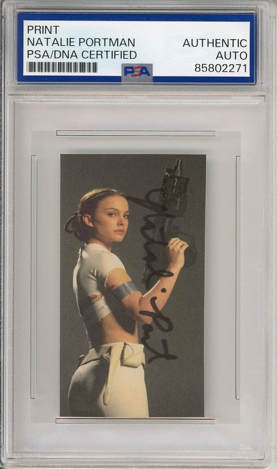 Natalie Portman — Natalie Portman SIGNED Star Wars Padme Amidala Cut Photo PSA DNA COA Autograph