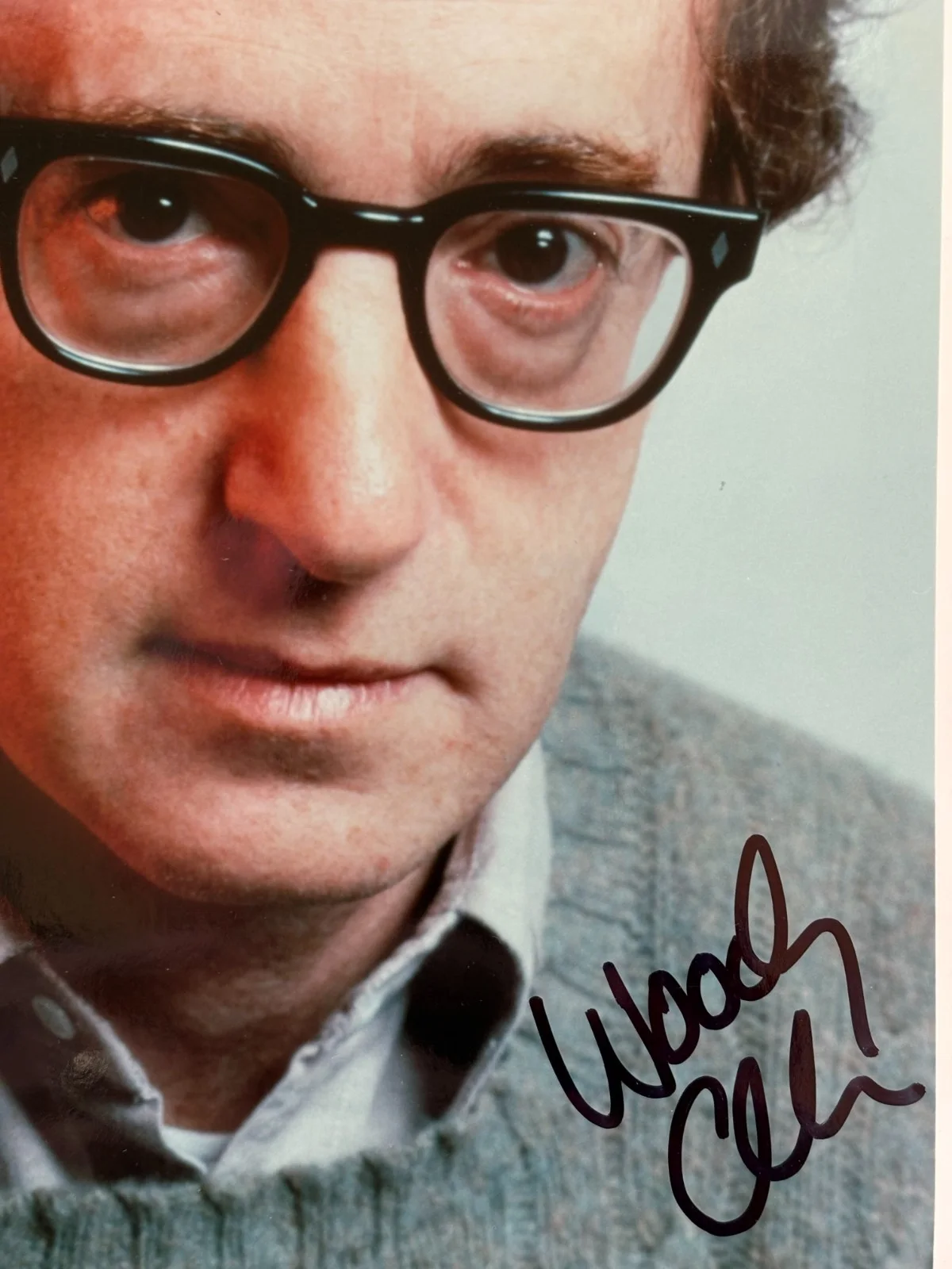 Woody Allen — Vintage WOODY ALLEN 8x10 Color Autographed Photograph with COA, изображение 4