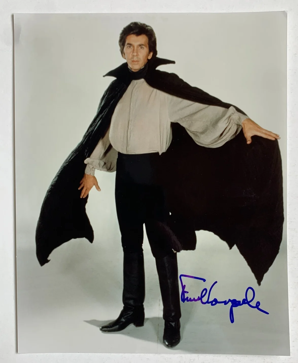 Frank Langella — FRANK LANGELLA signed DRACULA movie photo, with COA, 8"x10", image 4