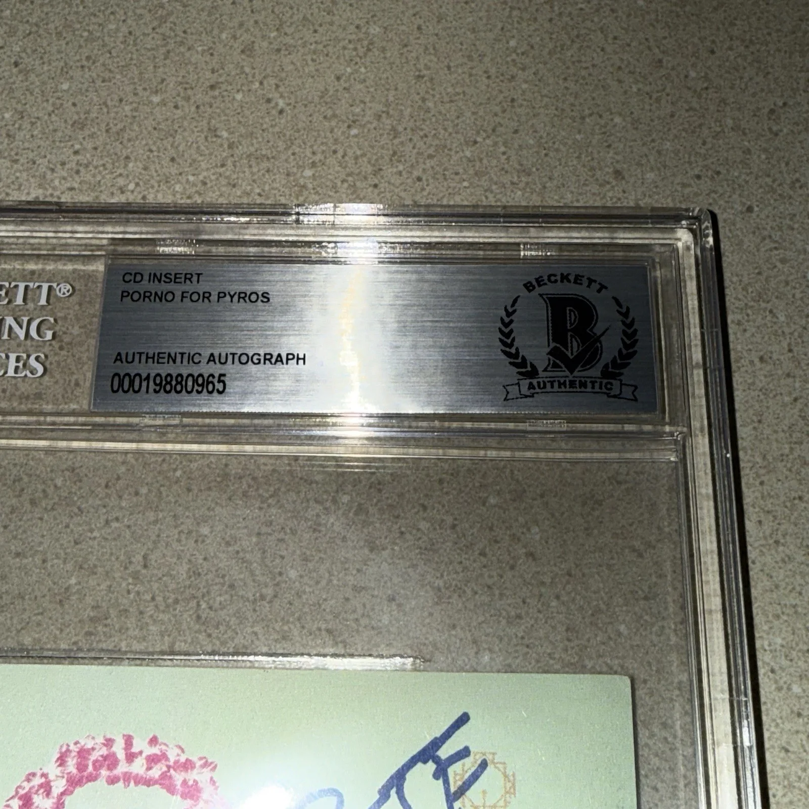 BAND PORNO FOR PYROS GROUP signed autographed GOOD GOD'S URGE CD BECKETT SLABBED, изображение 2