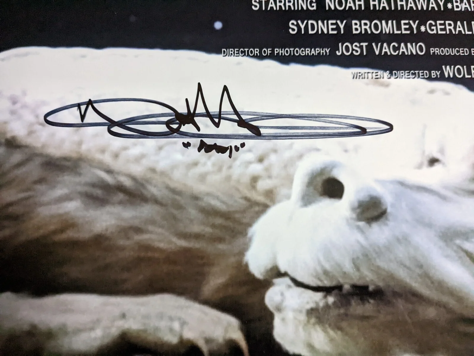 Noah HATHAWAY Signed 11x17 Photo Never Ending Story Atreyu Autograph BAS JSA B, изображение 2