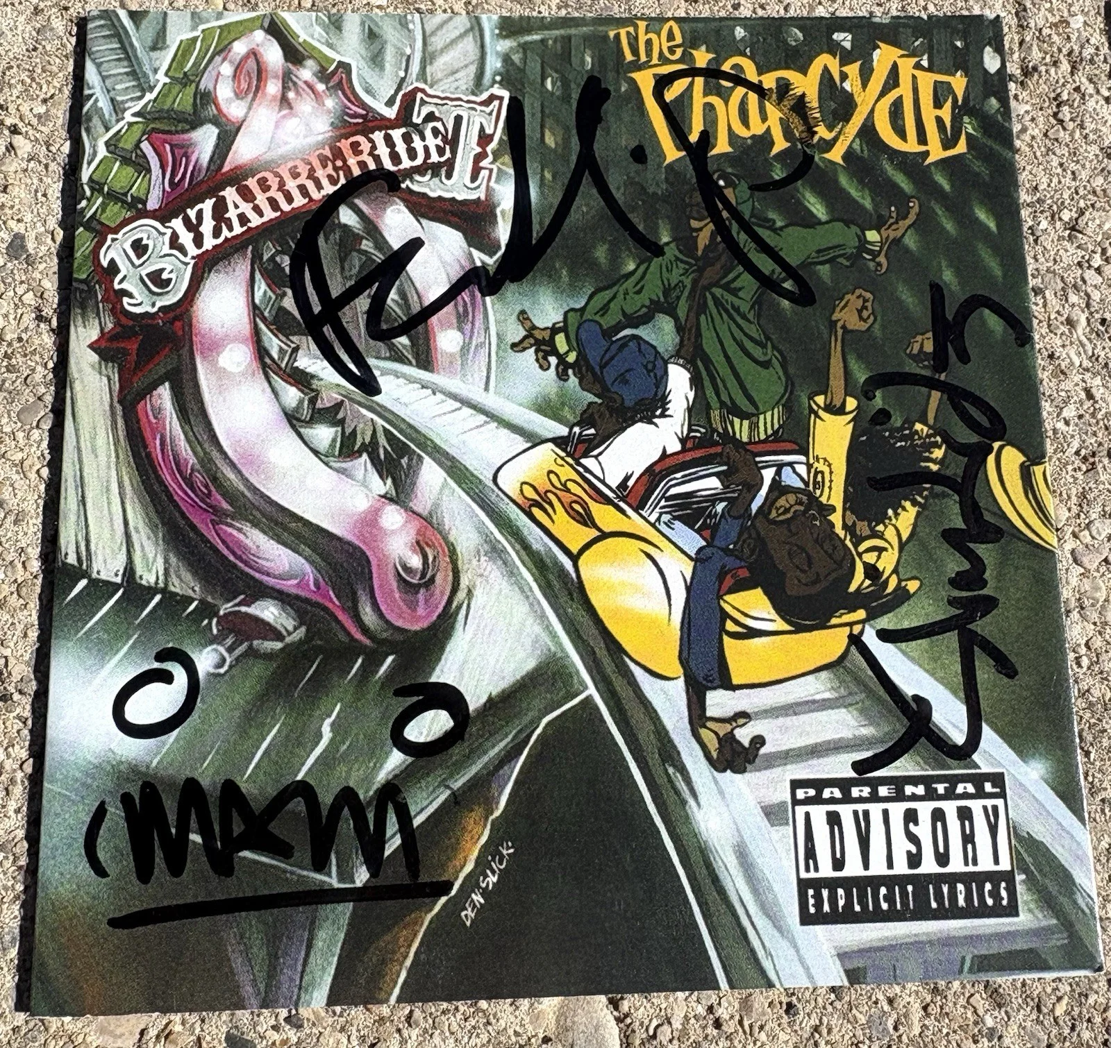 THE PHARCYDE SIGNED CD JSA COA Bizarre Ride RAP HIP HOP, image 2