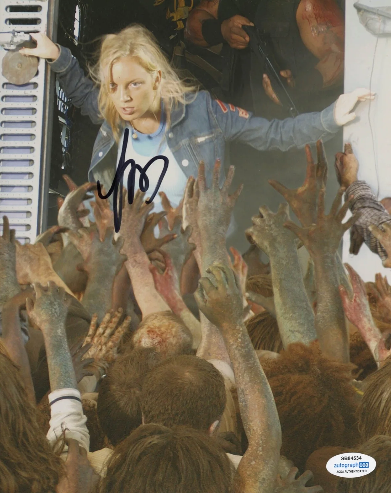 SARAH POLLEY — Sarah Polley signed "DAWN OF THE DEAD" 8x10 Photo AUTOGRAPHED j Proof ACOA COA, изображение 3