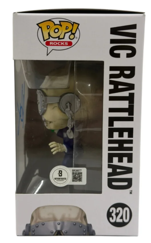 Marty Friedman Signed Vic Rattlehead Funko Megadeth Authentic Autograph Beckett, изображение 2