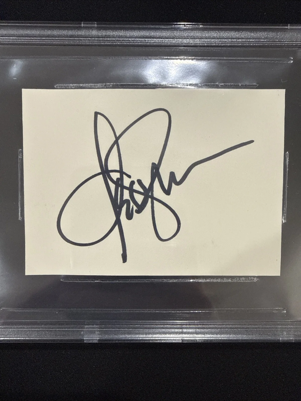 JESSICA SIMPSON Signed Cut BGS Slab Authentic Autograph Model Singer Actress, изображение 2