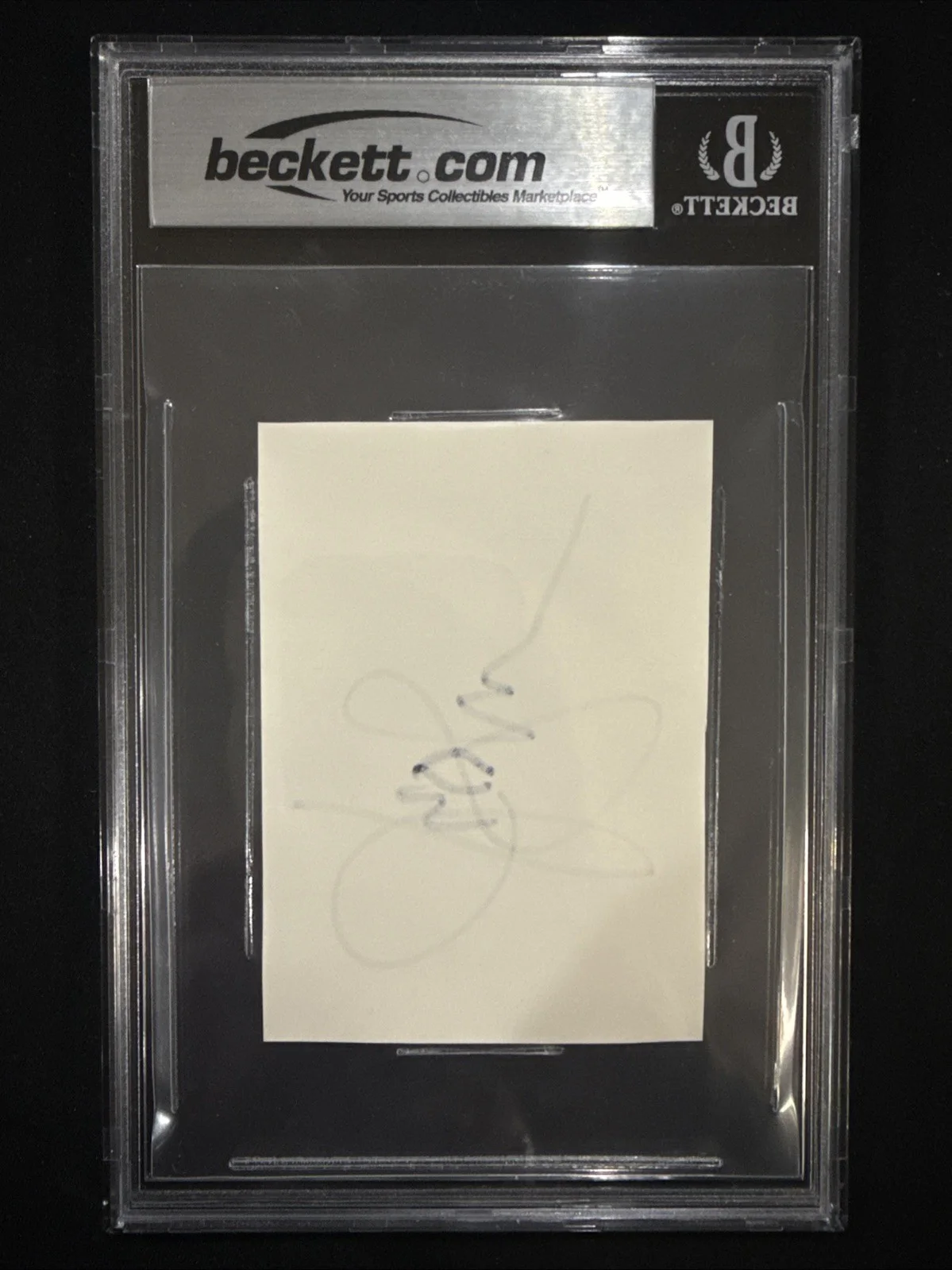 JESSICA SIMPSON Signed Cut BGS Slab Authentic Autograph Model Singer Actress, изображение 3
