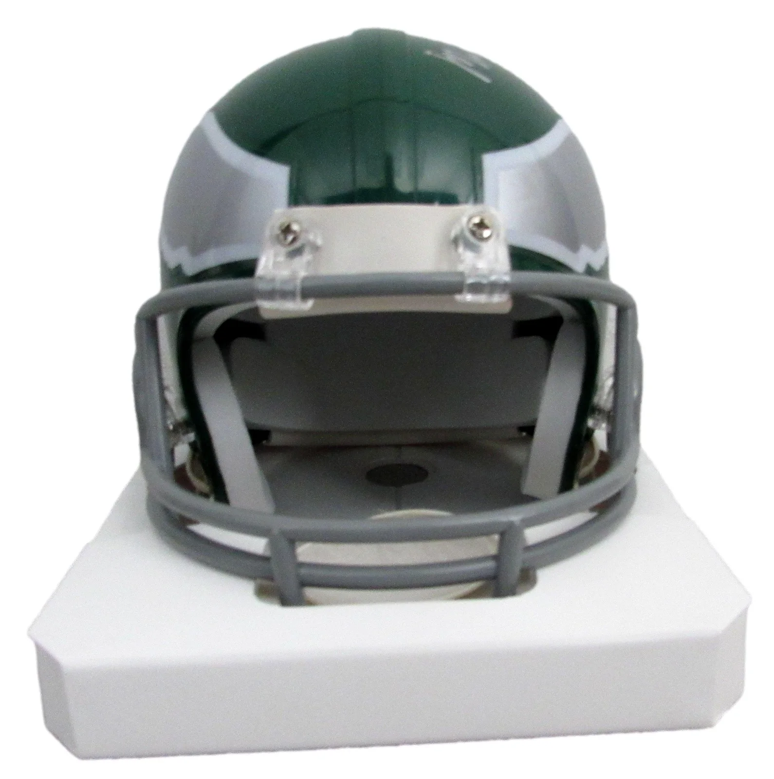 Michael Rispoli Signed/Inscr Eagles Mini Football Helmet "Invincible" JSA 207761, image 3