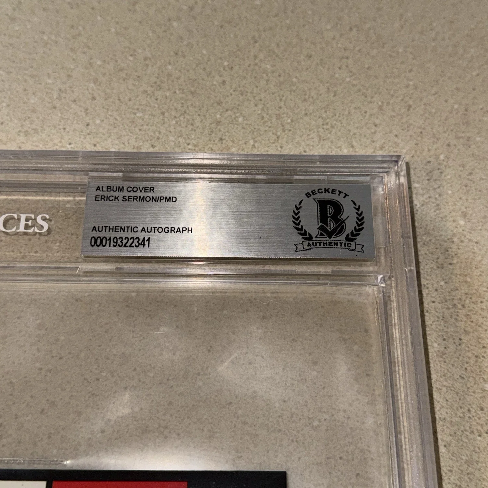 EPMD GROUP signed autographed CROSS OVER ERIC SERMON PARRISH BECKETT BAS SLABBED, image 3
